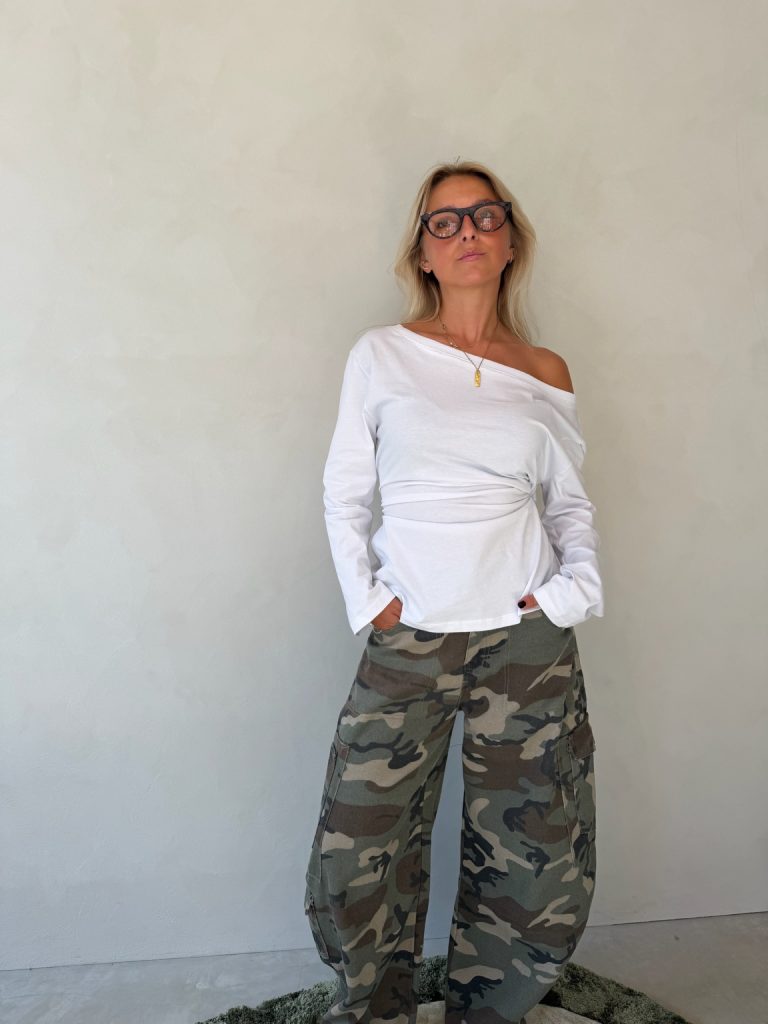 Olivia long sleeve white