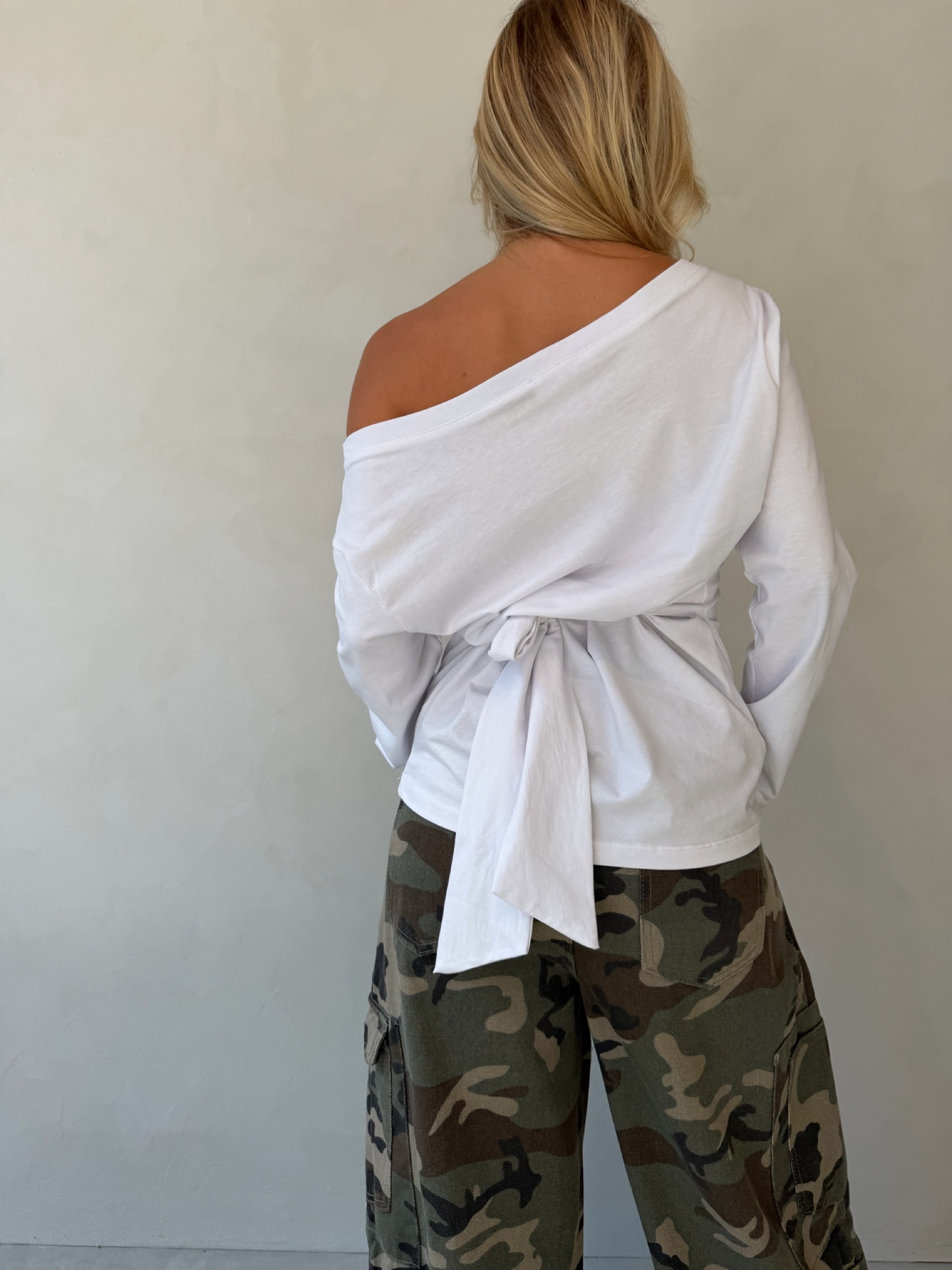 Olivia long sleeve white