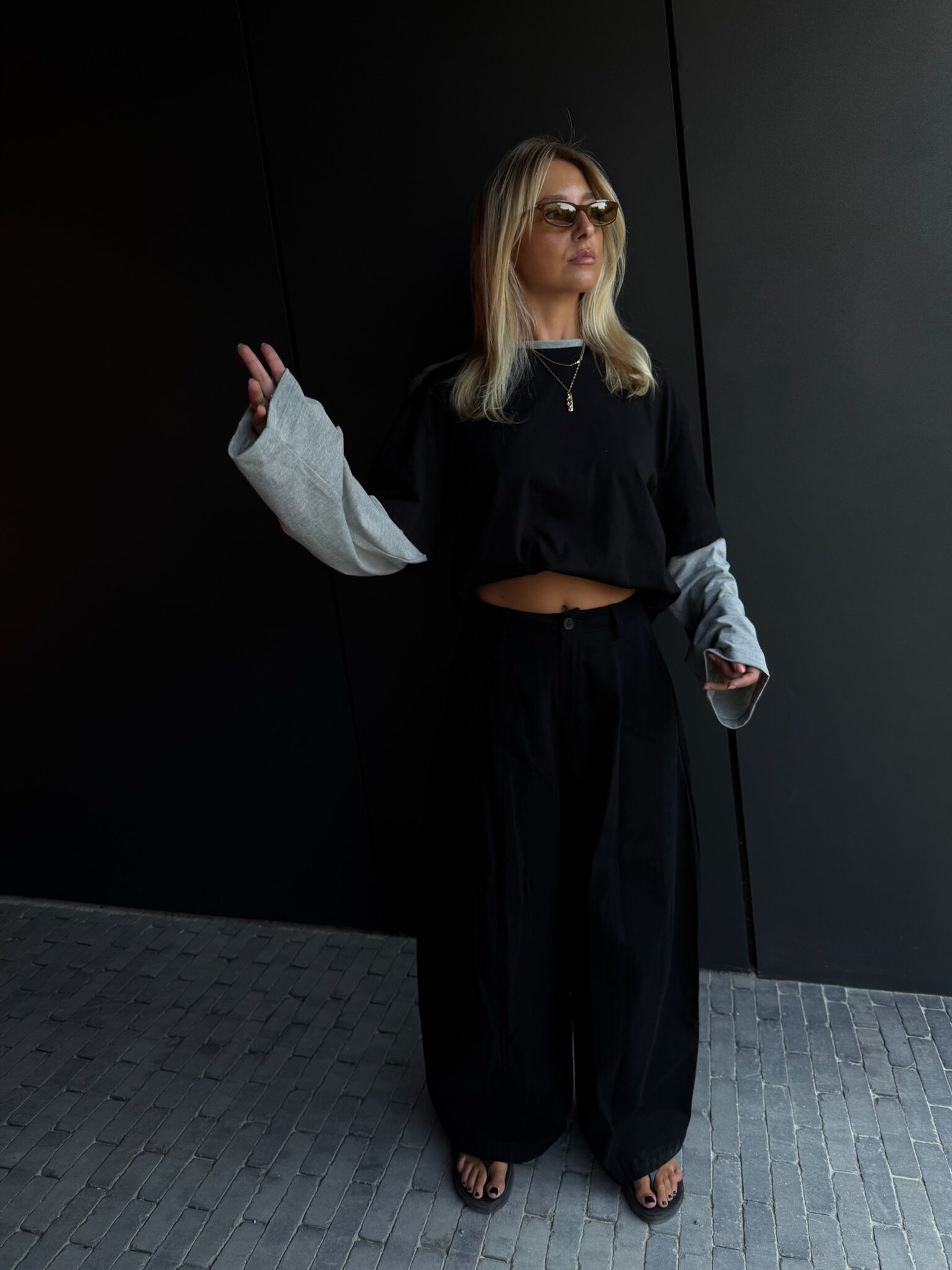 Gabby long sleeve black