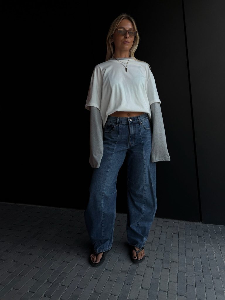 Gabby long sleeve white